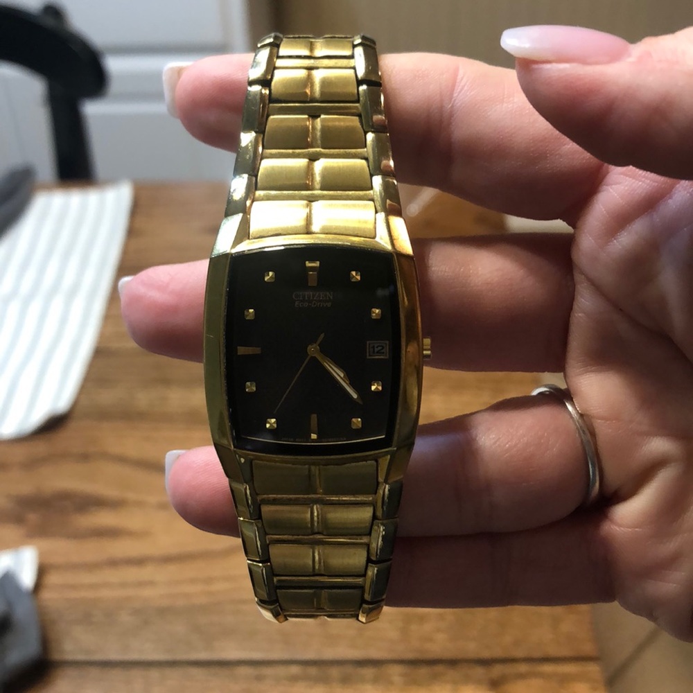 Men’s Gold Citizen Eco-Drive Watch